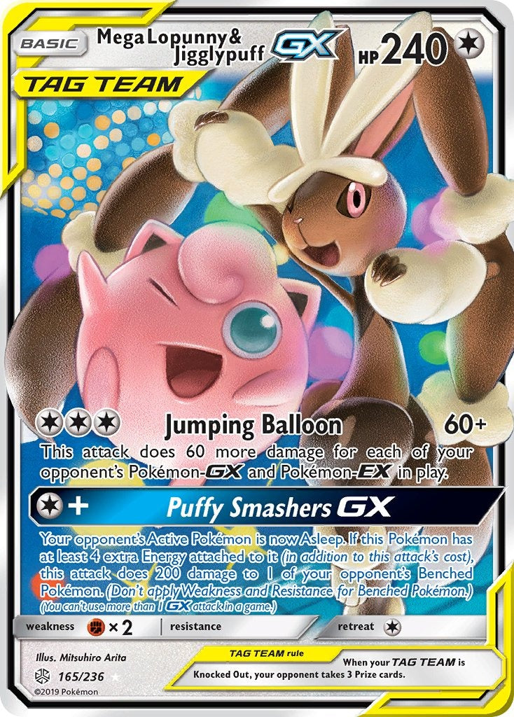 Mega Lopunny & Jigglypuff GX 165/236