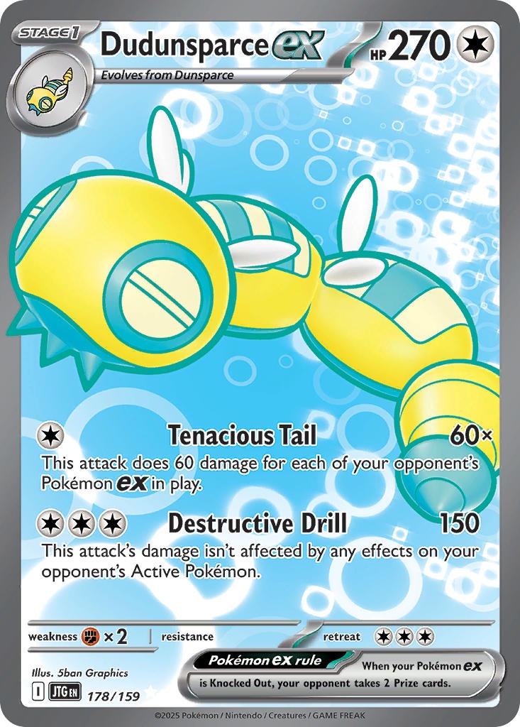Dudunsparce ex 178/159