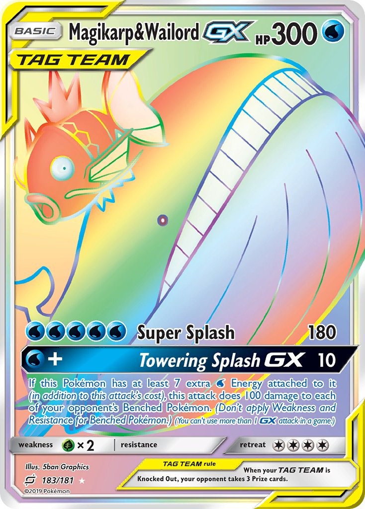 Magikarp & Wailord GX 183/181