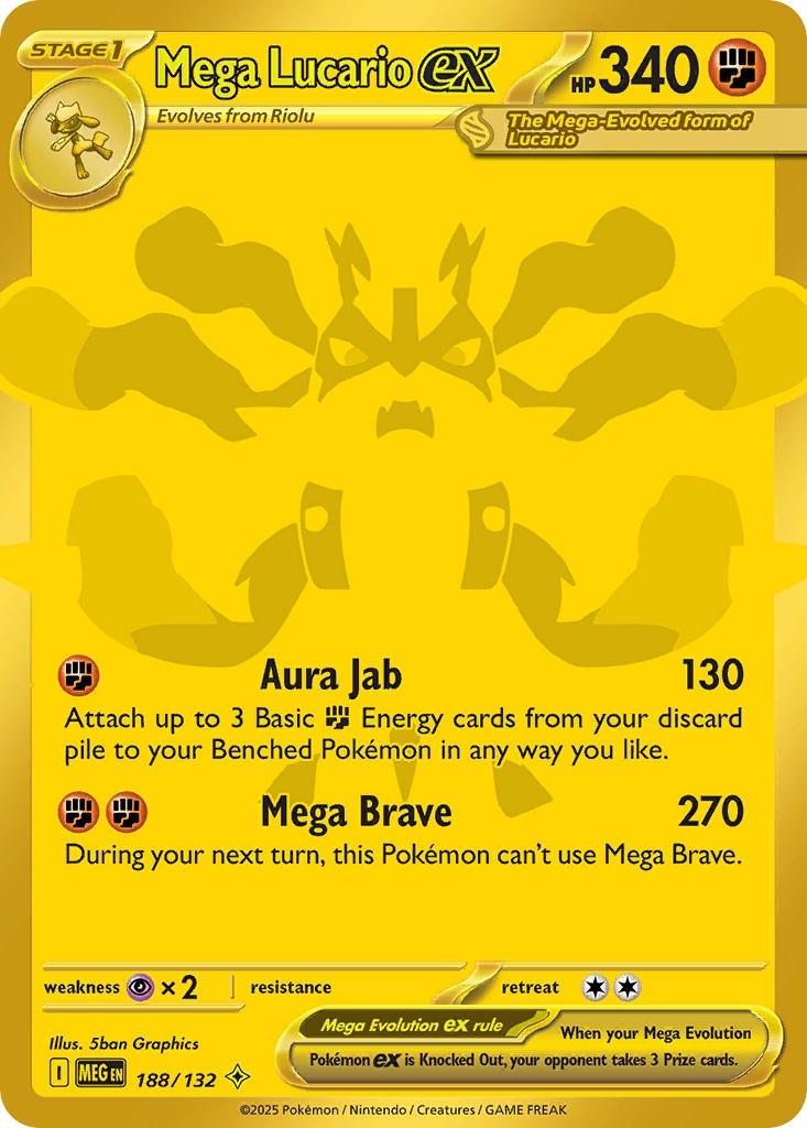 Mega Lucario ex 188/132