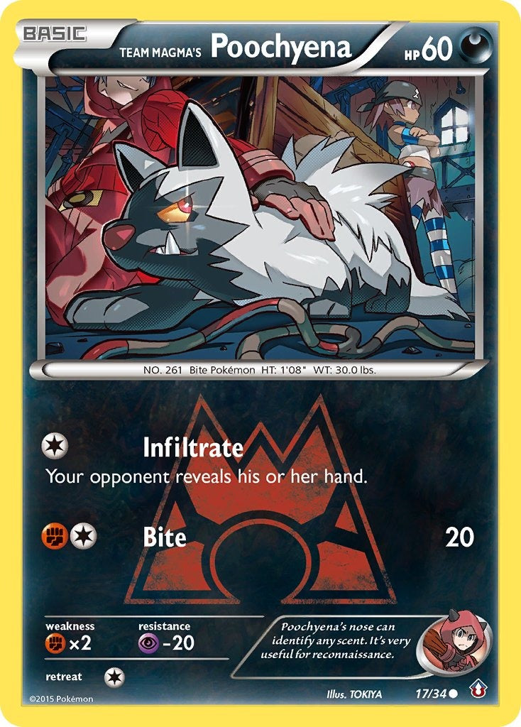 Team Magma's Poochyena 17/34