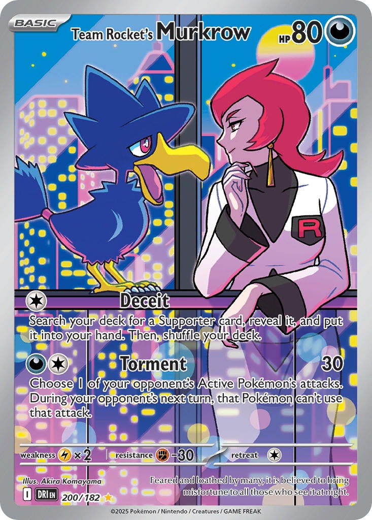 Team Rocket’s Murkrow 200/182