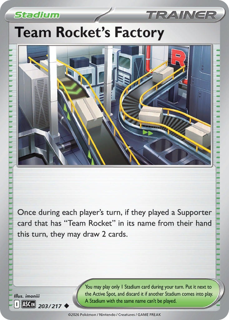 Team Rocket’s Factory 203/217