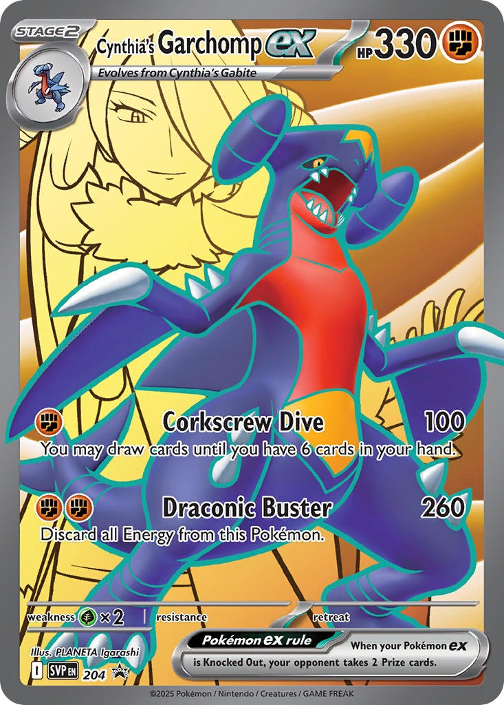 Cynthia’s Garchomp ex 204