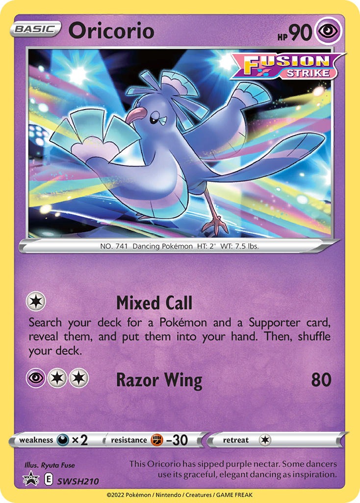 Oricorio SWSH210