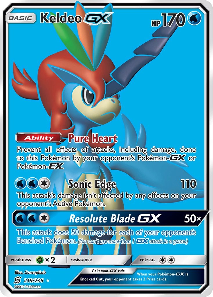 Keldeo GX 219/236
