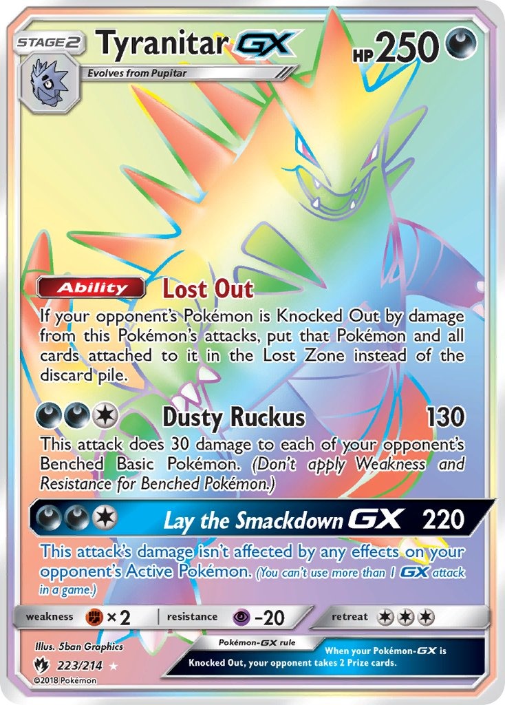 Tyranitar GX 223/214