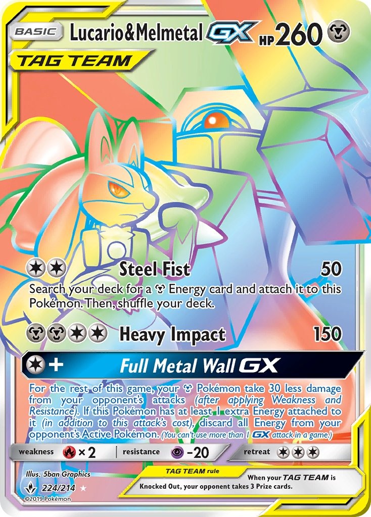 Lucario & Melmetal GX 224/214