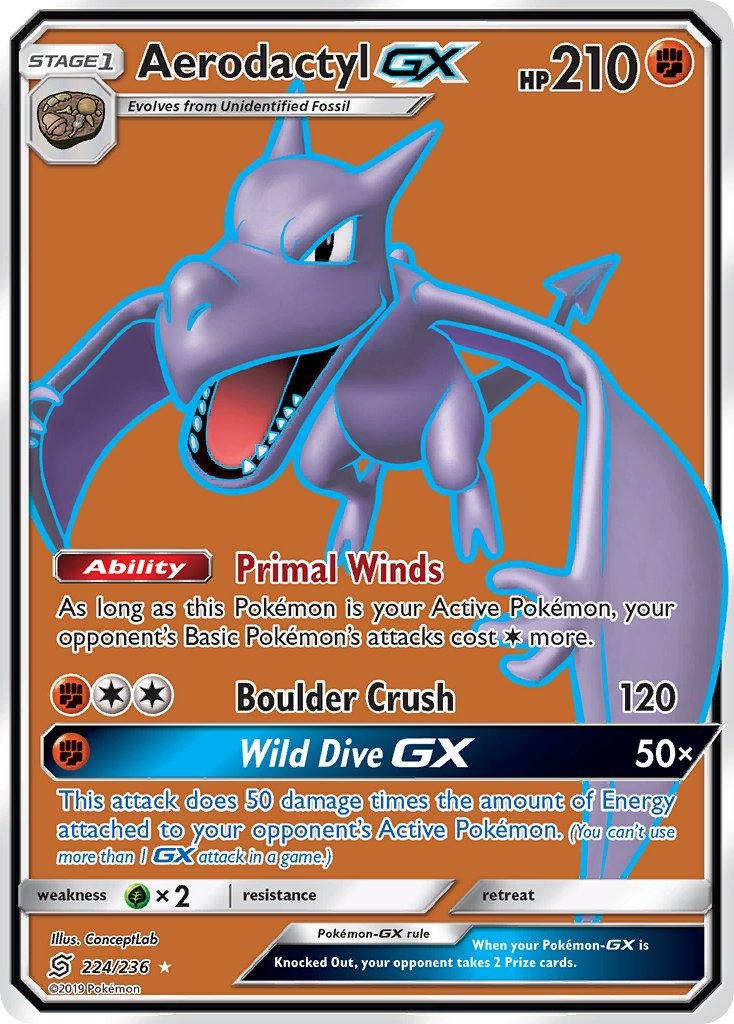 Aerodactyl GX 224/236