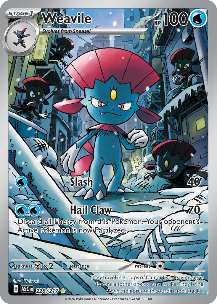 Weavile 228/217