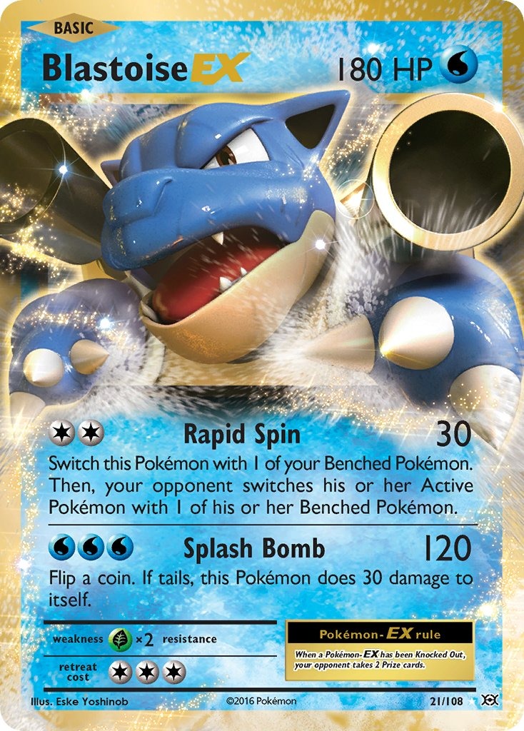 Blastoise EX 21/108