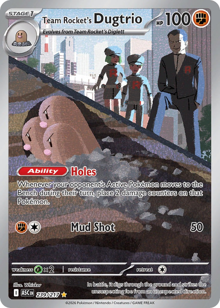 Team Rocket’s Dugtrio 239/217