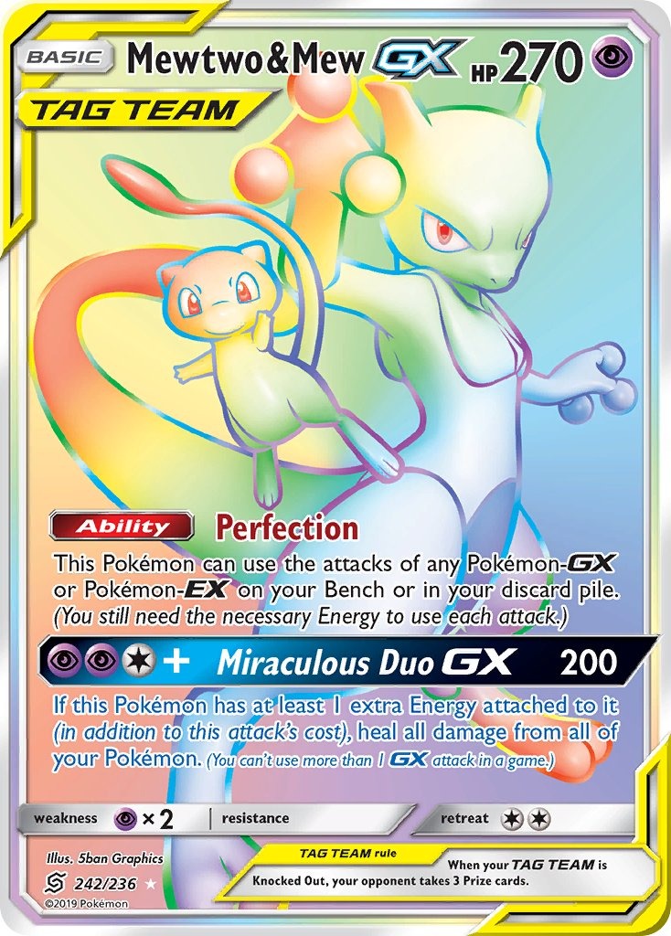 Mewtwo & Mew GX 242/236