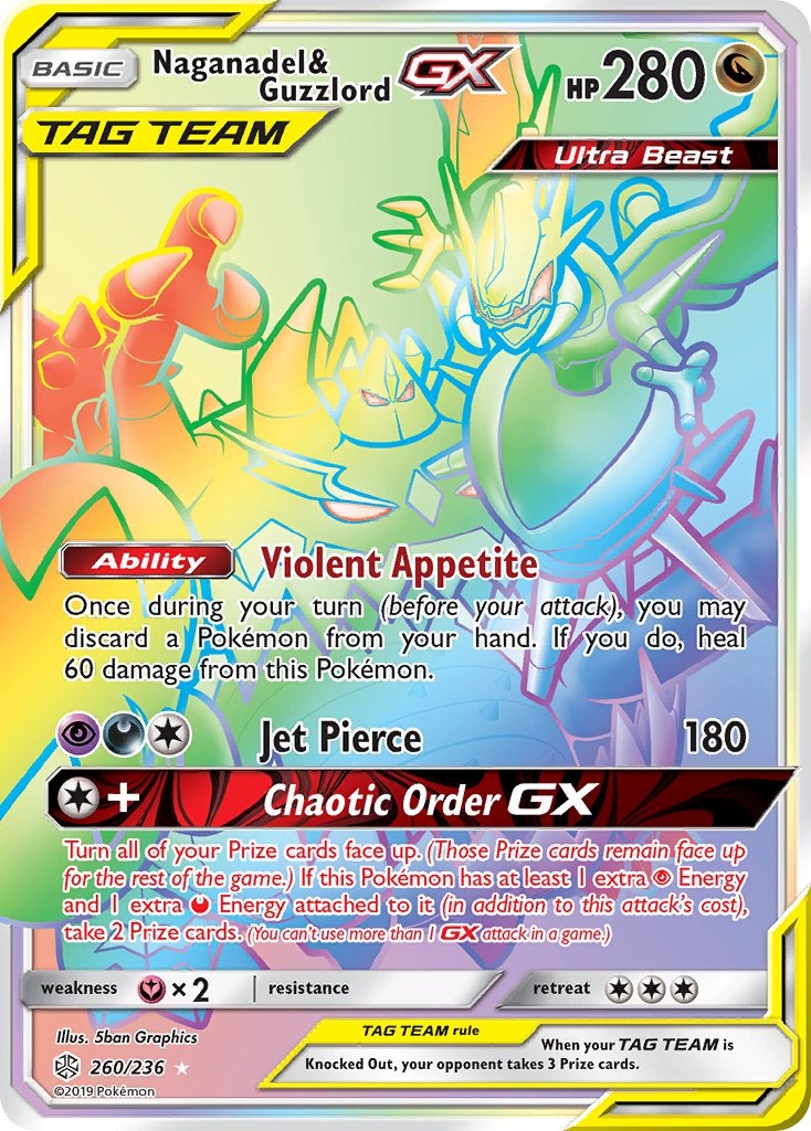 Naganadel & Guzzlord GX 260/236