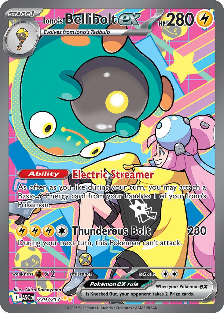 Iono’s Bellibolt ex 279/217
