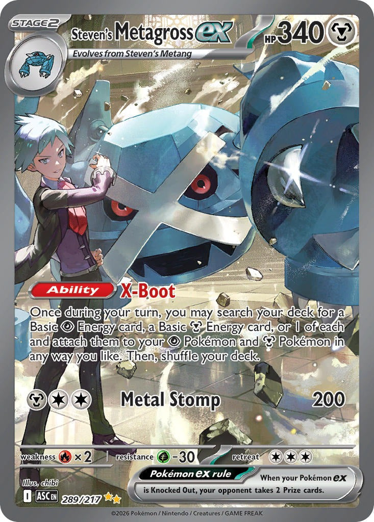 Steven’s Metagross ex 289/217
