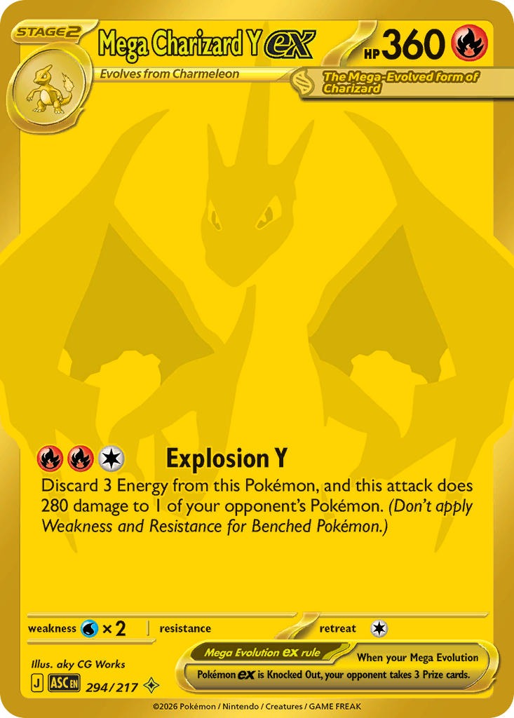Mega Charizard Y ex 294/217