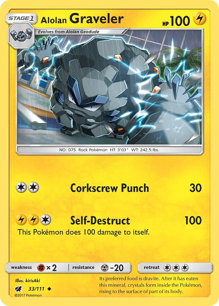 Alolan Graveler 033/111