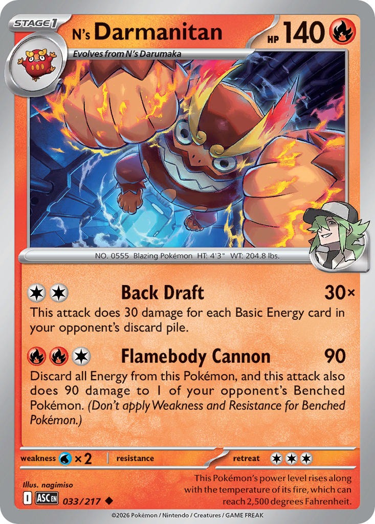 N’s Darmanitan 033/217