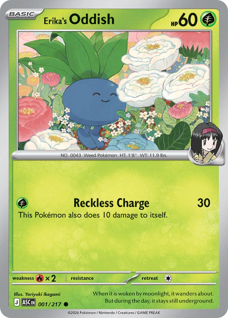 Erika’s Oddish 001/217