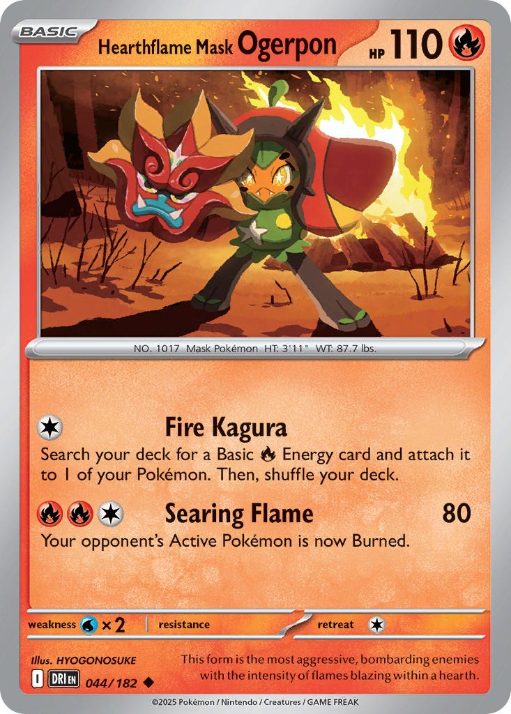 Hearthflame Mask Ogerpon 044/182
