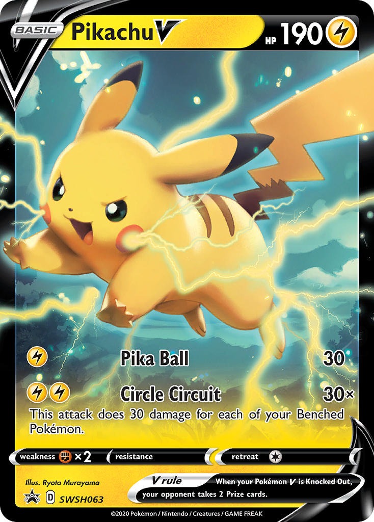 Pikachu V SWSH063