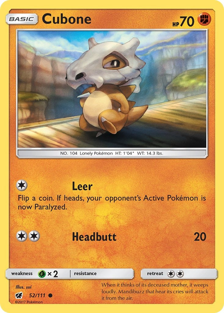 Cubone 052/111