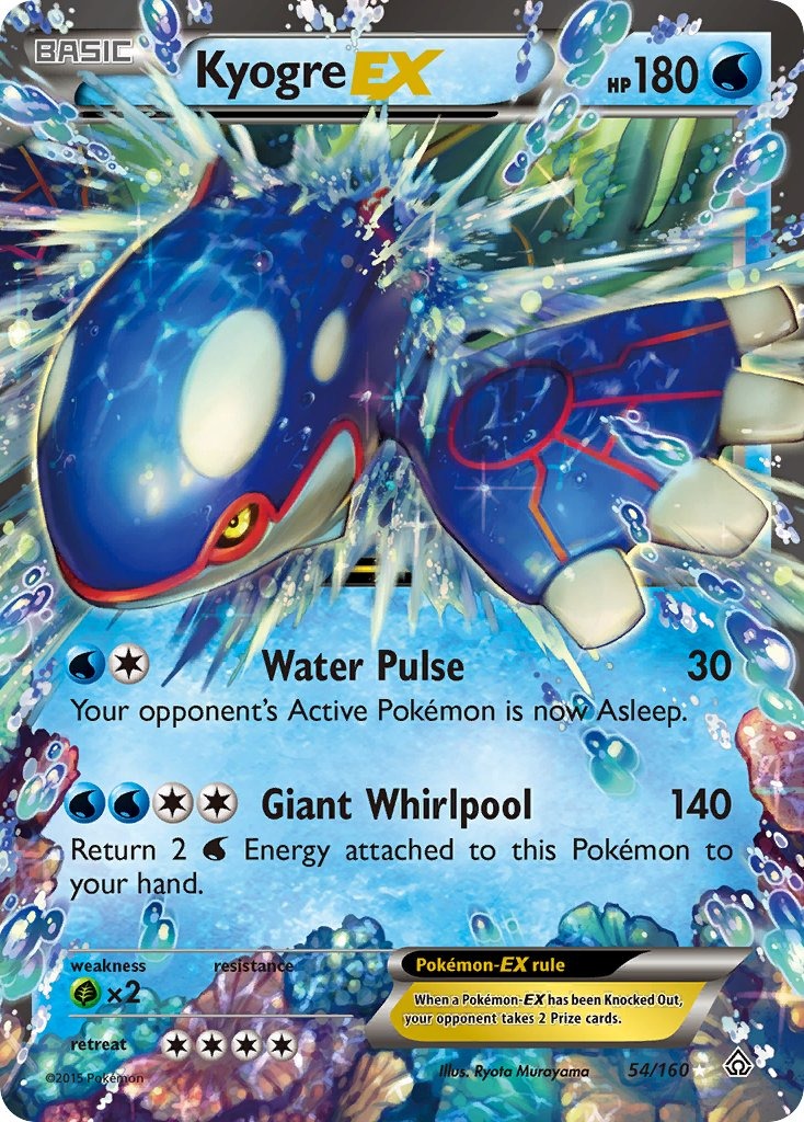 Kyogre EX 54/160