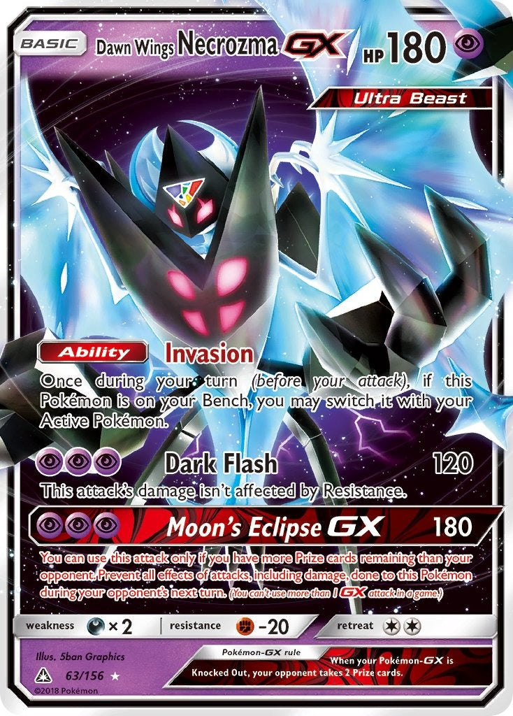 Dawn Wings Necrozma GX 063/156