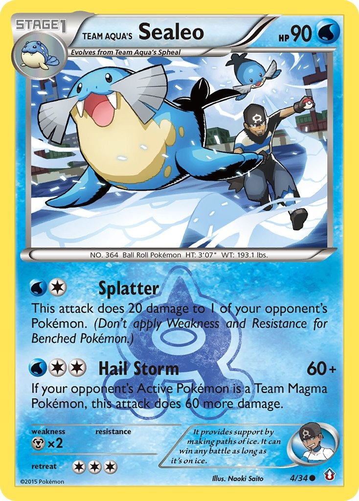 Team Aqua's Sealeo 4/34
