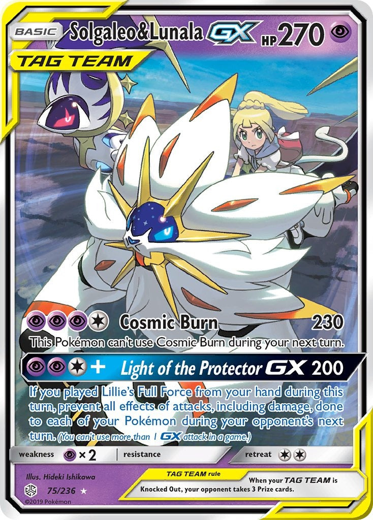 Solgaleo & Lunala GX 075/236