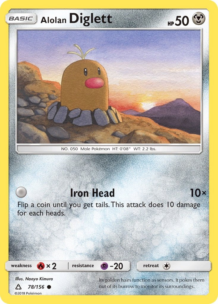 Alolan Diglett 078/156