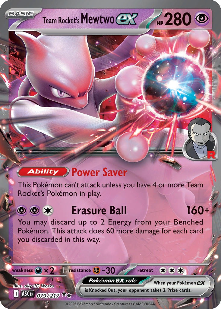 Team Rocket’s Mewtwo ex 079/217