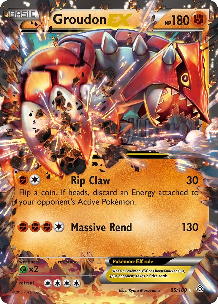 Groudon EX 85/160