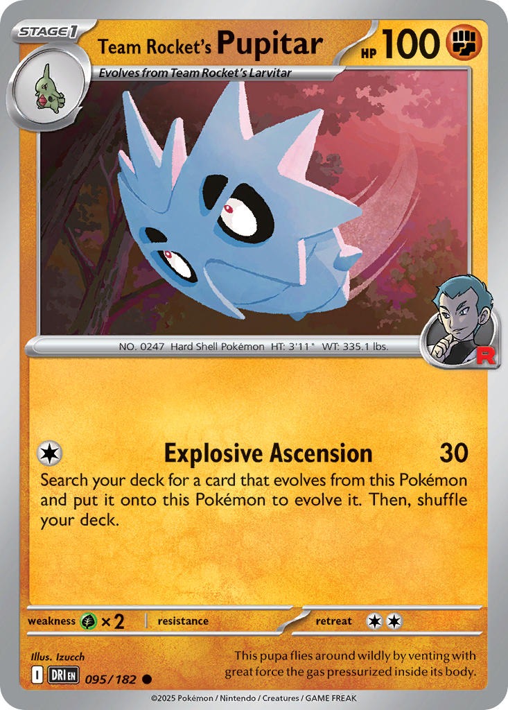 Team Rocket’s Pupitar 095/182