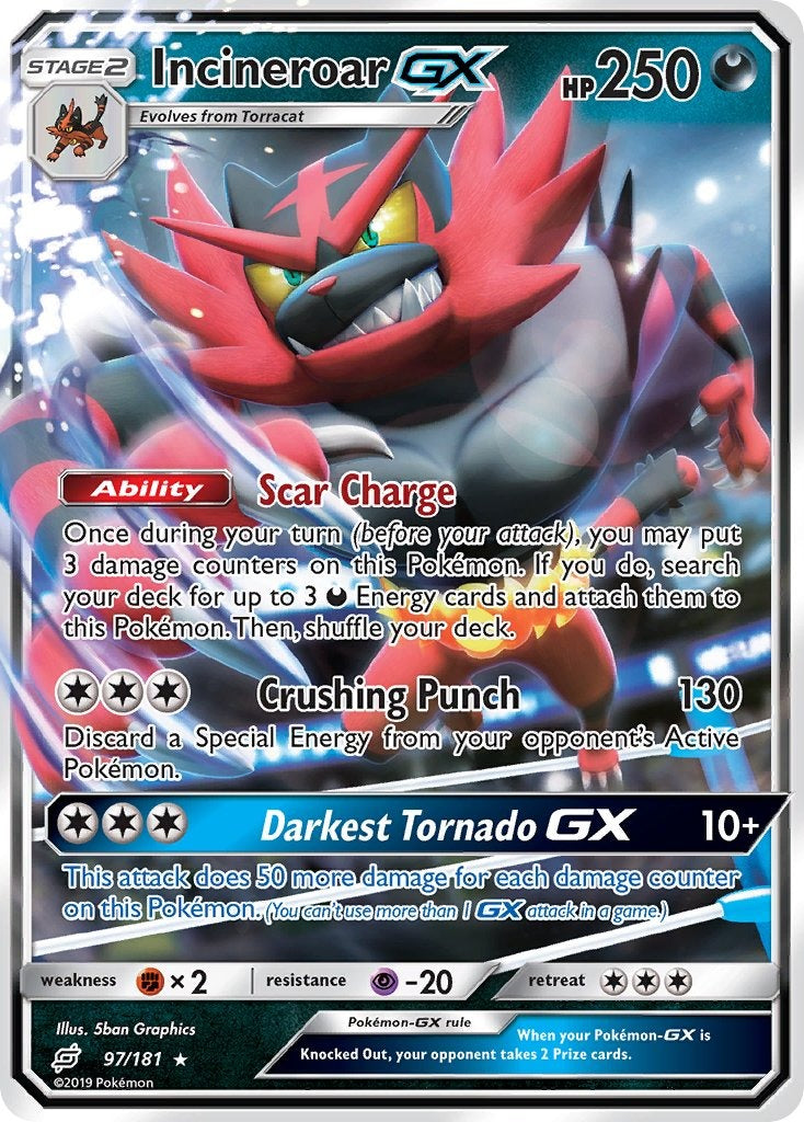Incineroar GX 097/181