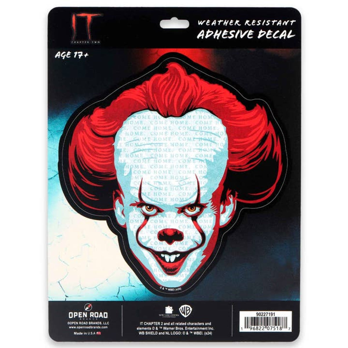It Pennywise Adhesive Decal