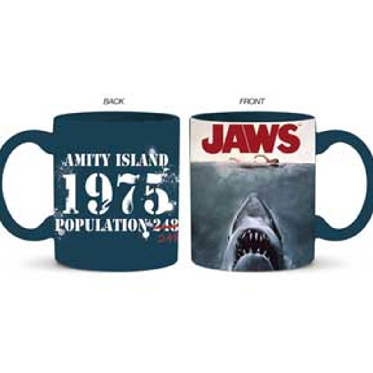 Jaws - Amity Island Population 20oz Mug