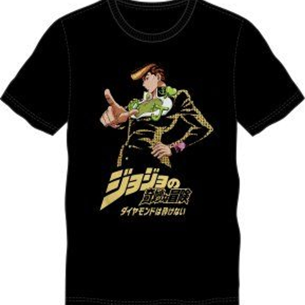 Jojo's Bizarre Adventure - Golden Man Black Tee