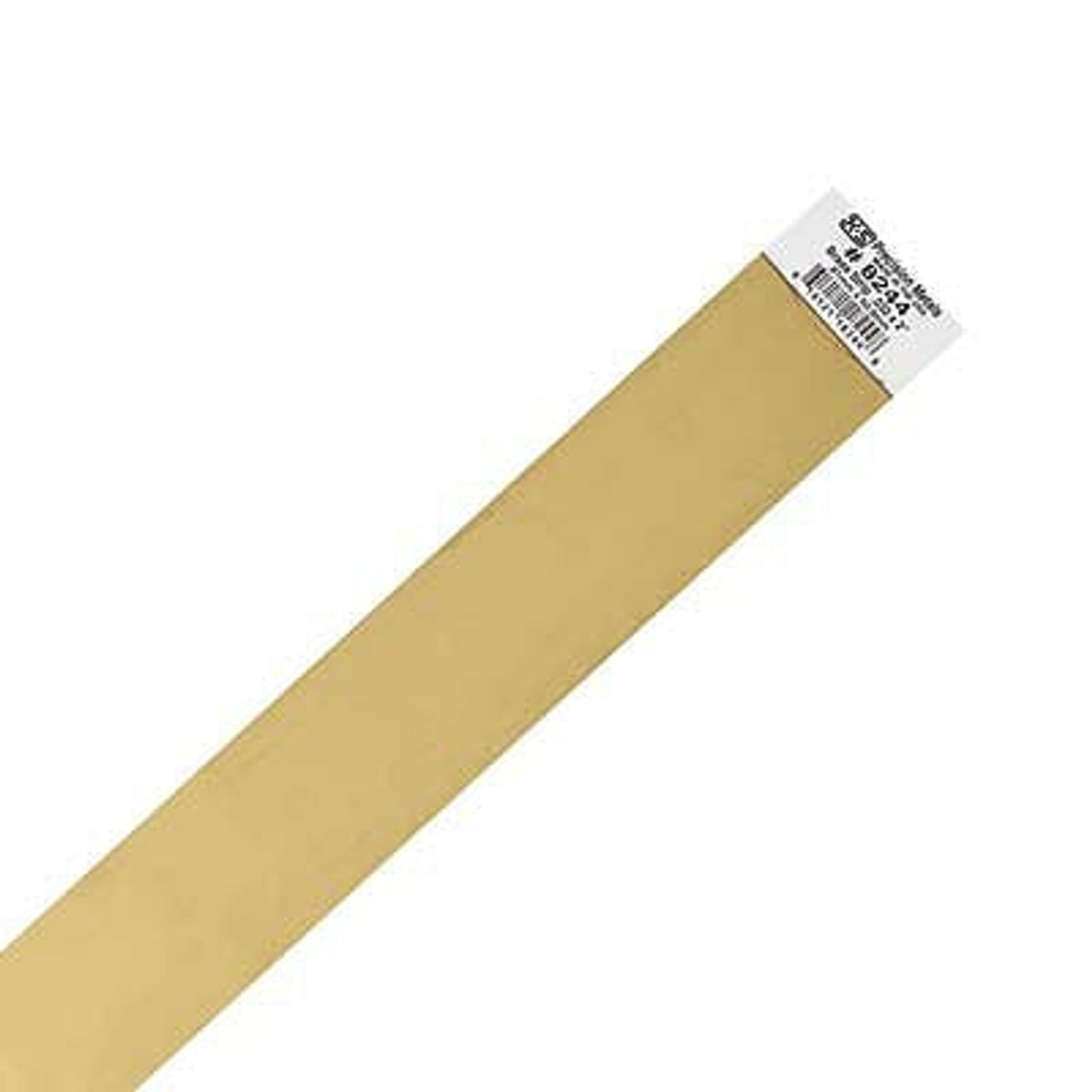 K&S Precision Metals #8244 Brass Strip 0.032" x 2" x 1' NIB