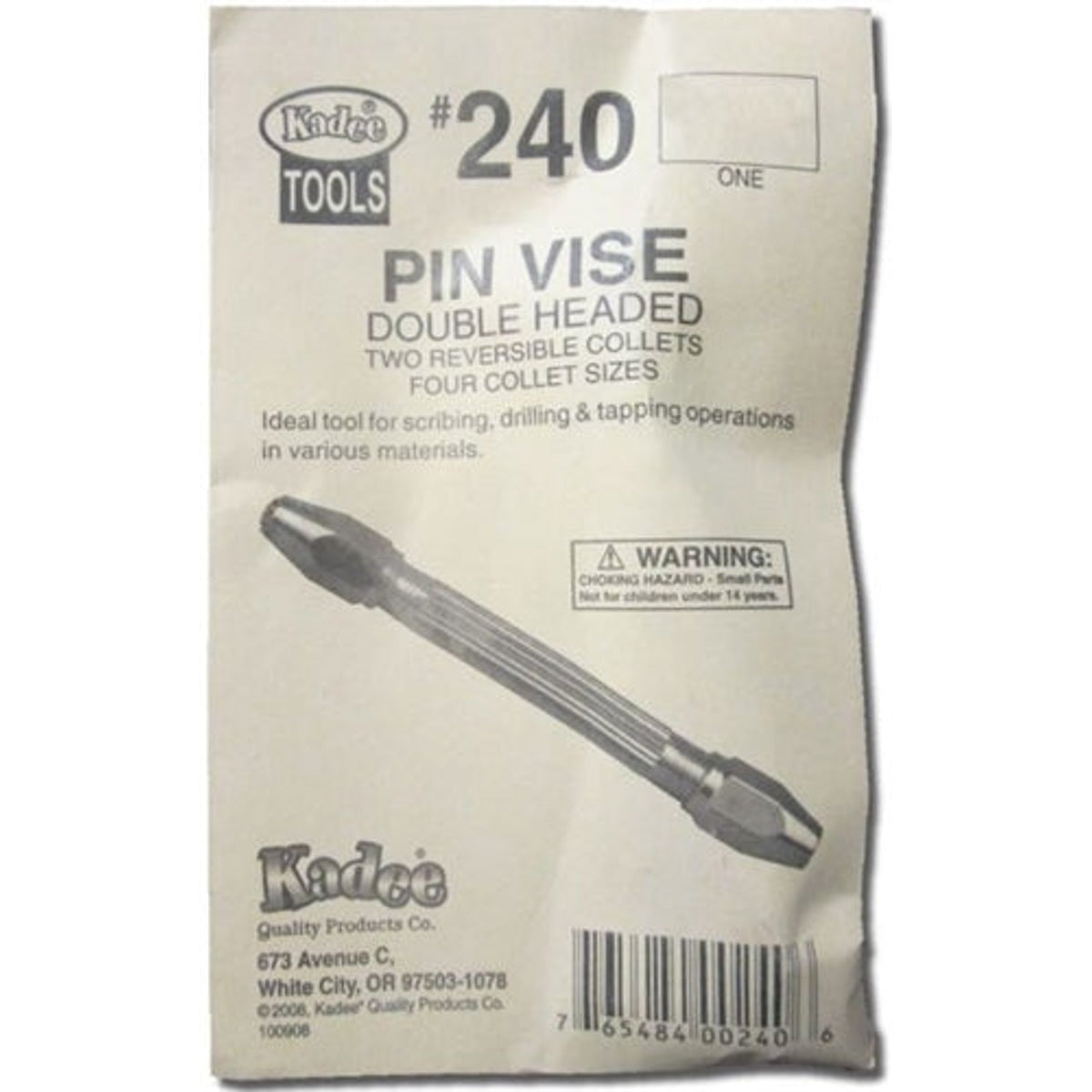 Kadee #240 Pin Vise Double-Headed