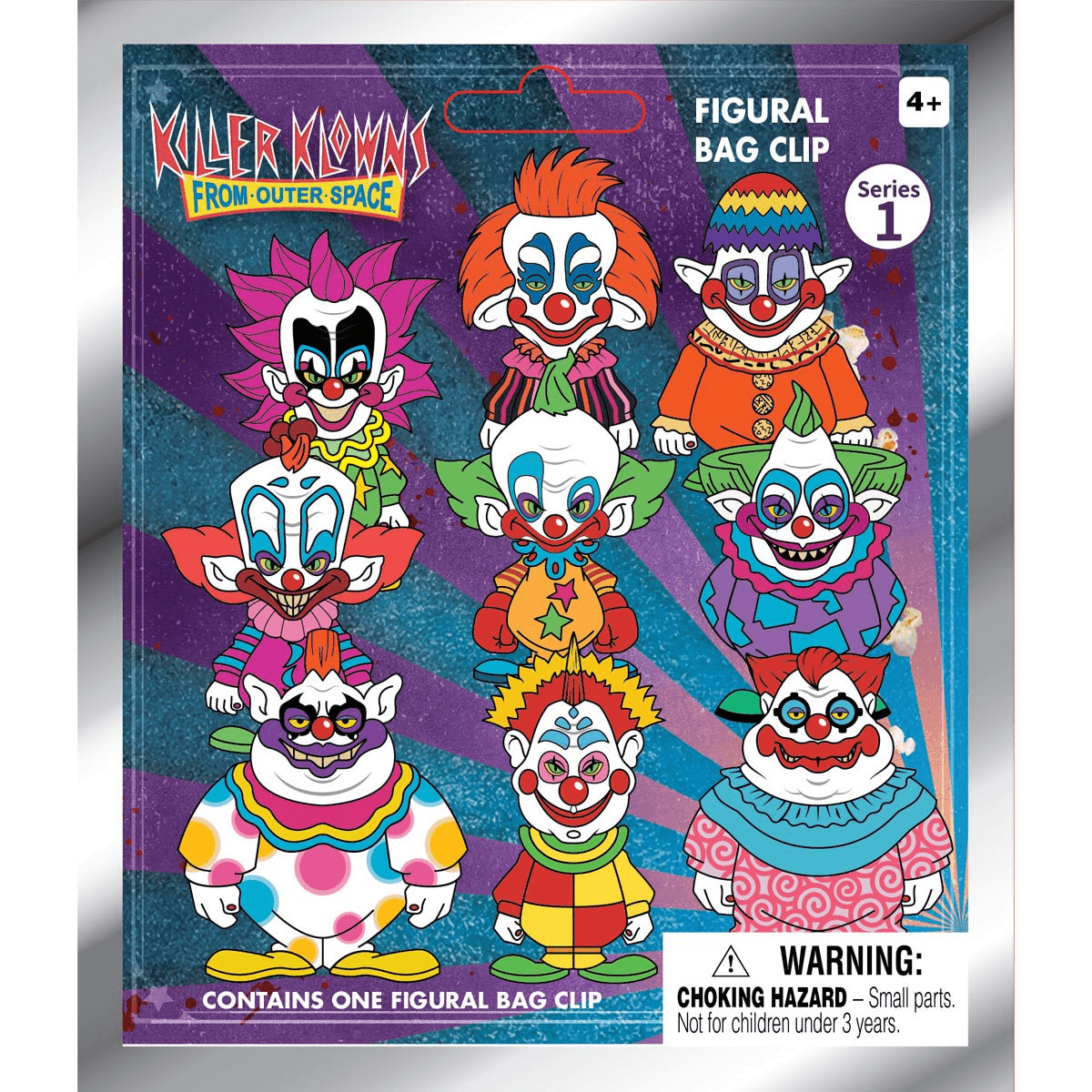 Killer Klowns Series 1 Mystery Foam Bag Clip