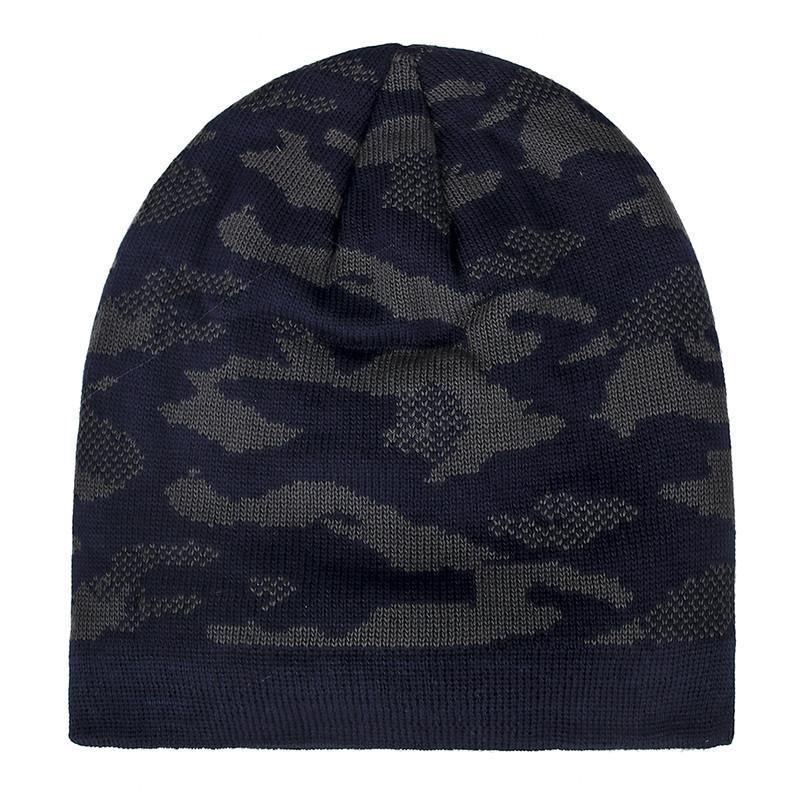 Leapfrog Unisex Camouflage Beanie Blue