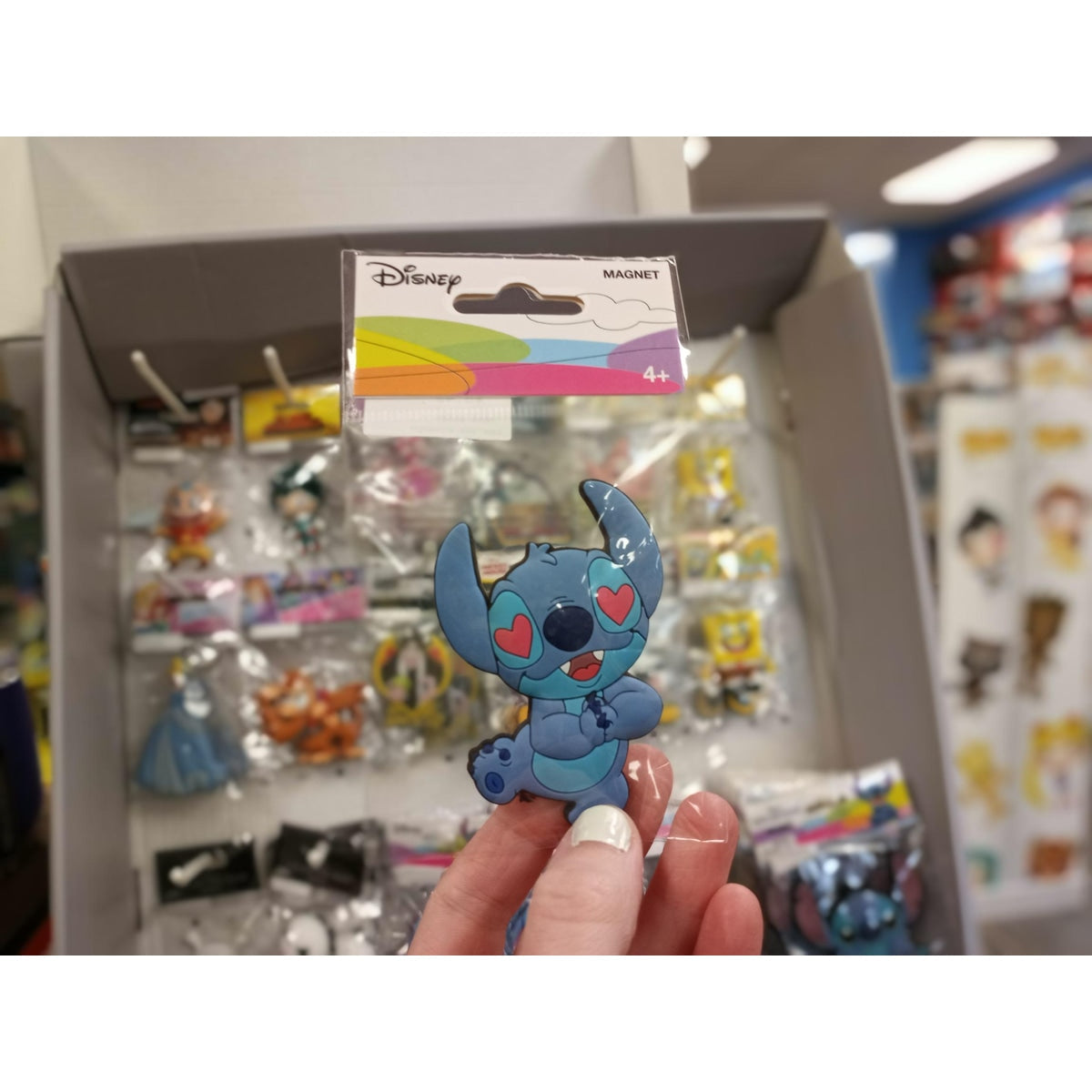 Lilo & Stitch Heart Eyes Magnet