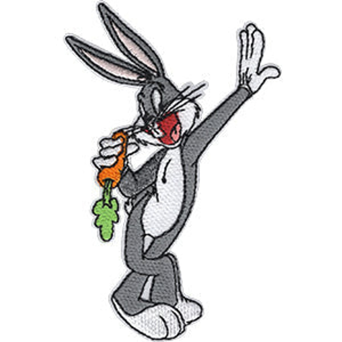 Looney Tunes Bugs Bunny Standing w/ Carrot 3"x4.5" Patch