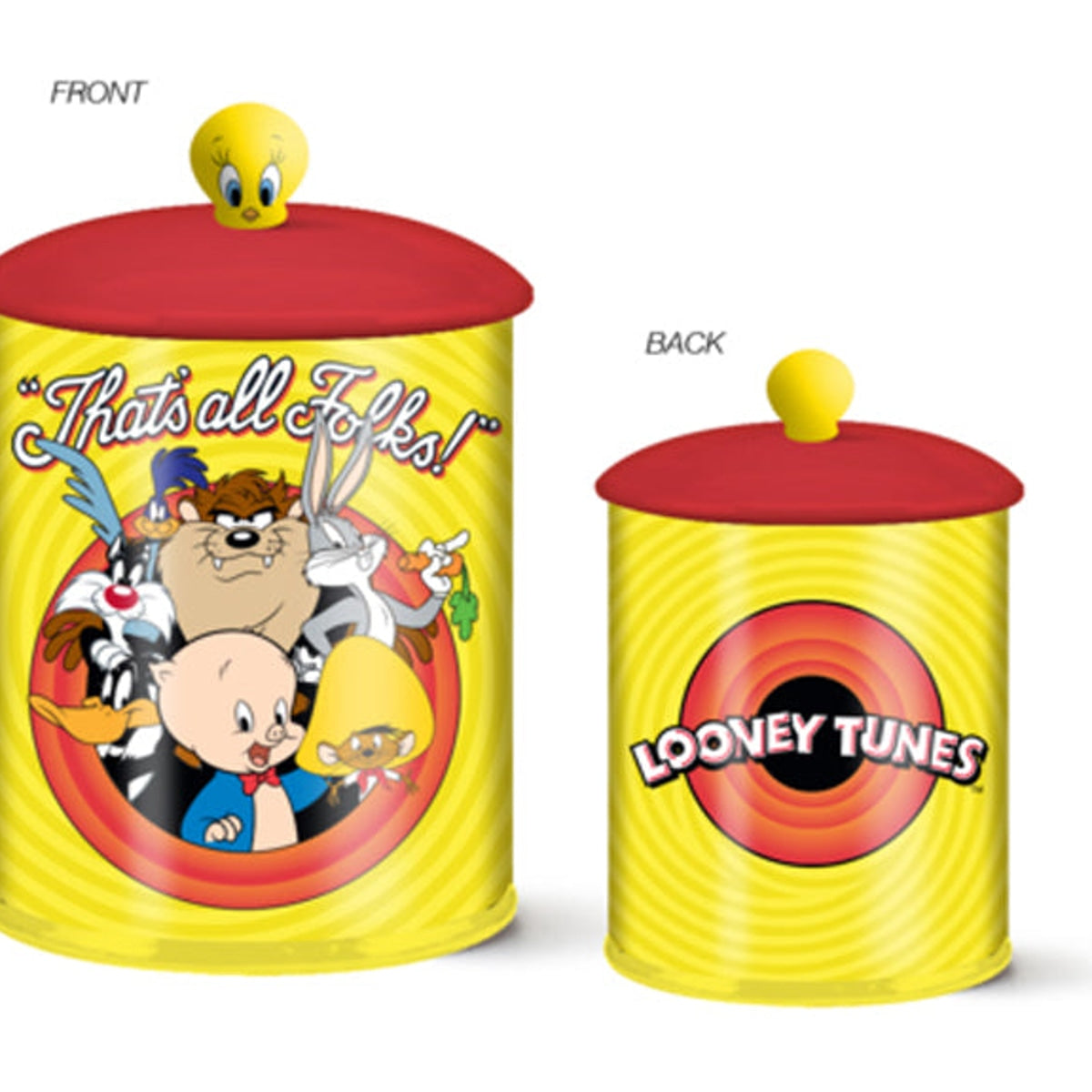 Looney Tunes "That's All Folks" Ceramic Cookie Jar
