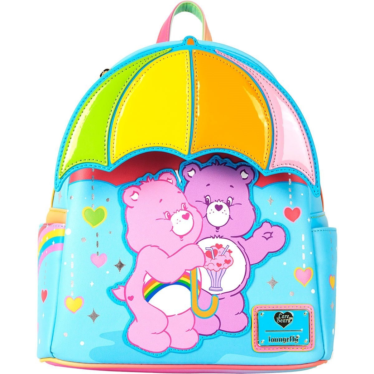 Loungefly Care Bears Rainbow Umbrella Mini-Backpack
