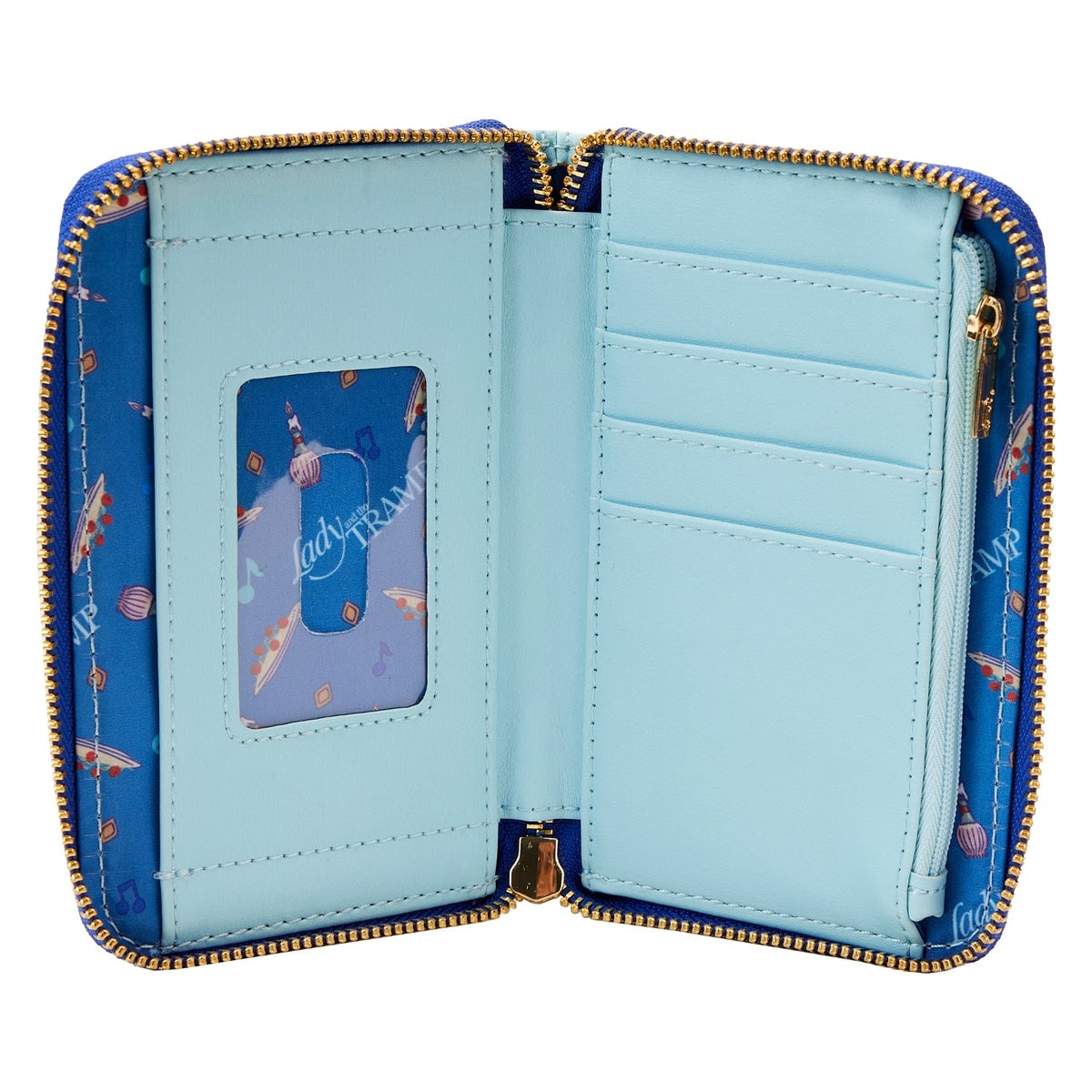 Loungefly Lady & the Tramp Classic Book Zip Around Wallet