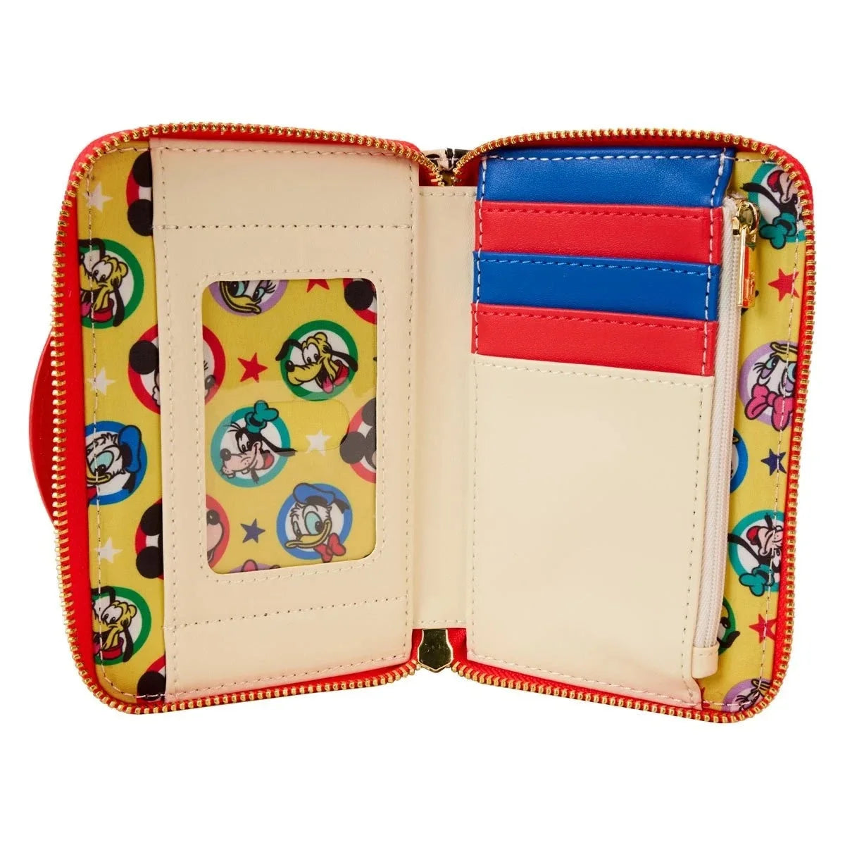 Loungefly Mickey & Friends Zip Around Wallet