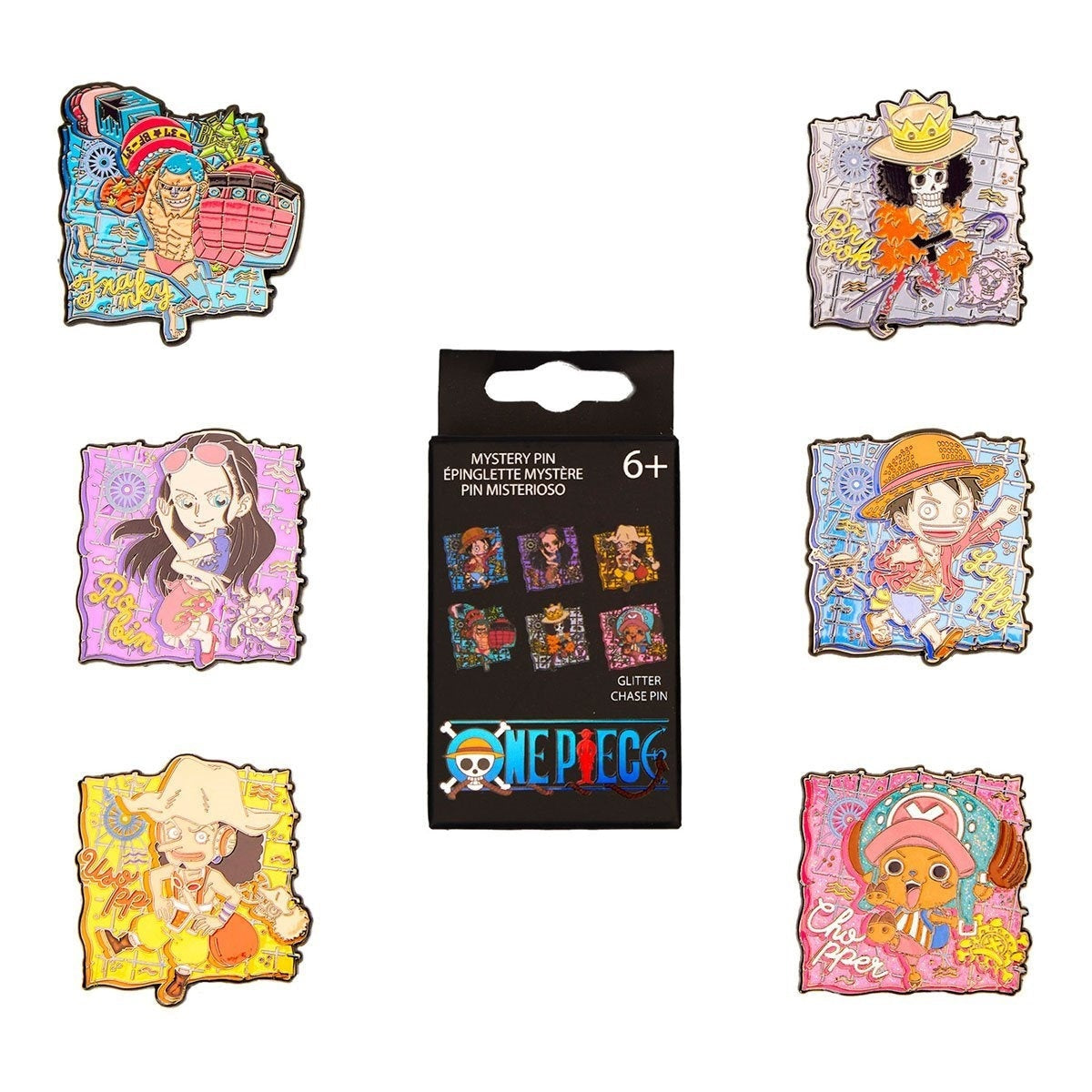 Loungefly One Piece Characters Mystery Pink Box